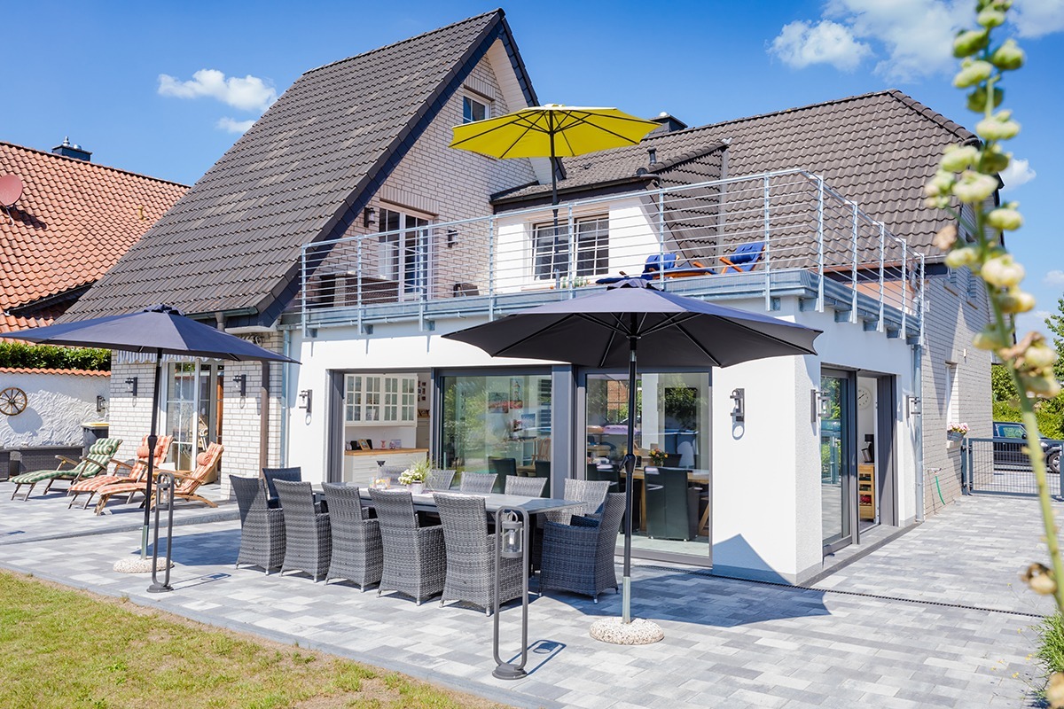 Anbau mit Dachterrasse