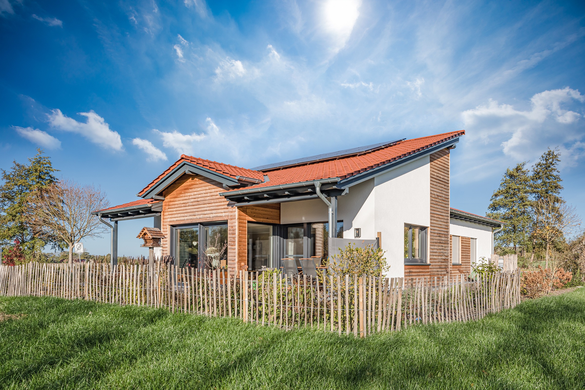 Idyllisches Einfamilienhaus im Grünen