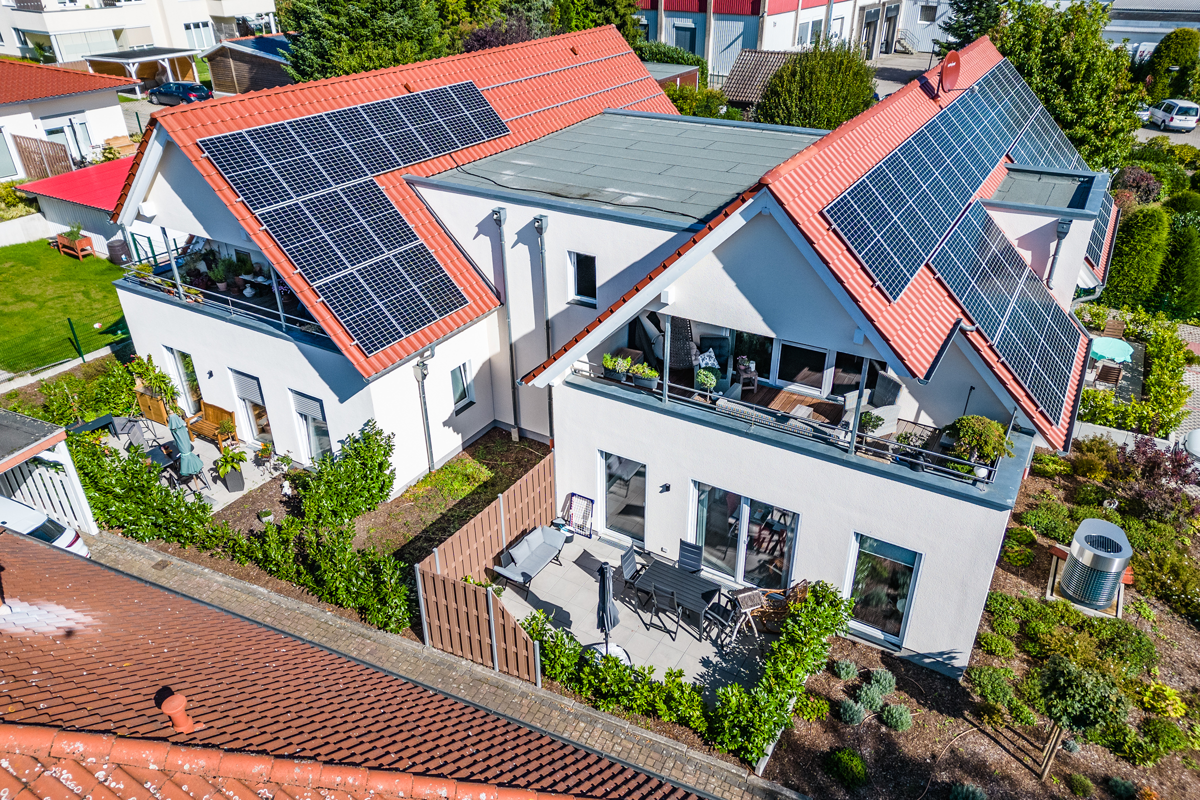 Sechs Wohneinheiten in Hybridbauweise