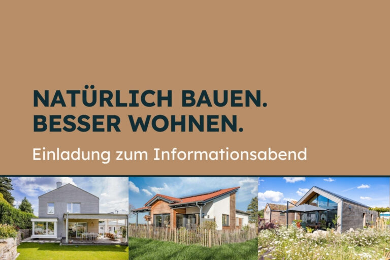 Informationsveranstaltung zum Thema Neubau