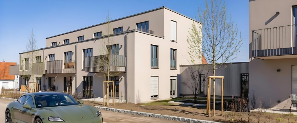 Hybridbau mit 18 Wohneinheiten